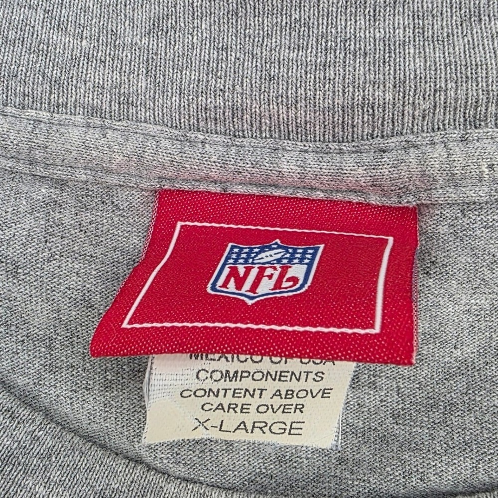 VINTAGE Y2K PHILADELPHIA EAGLES SHIRT MENS XL GRAY GRAPHIC NFL SHORT SLEEVE - Picture 7 of 10